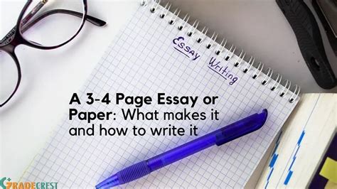 How to Write a 4-Page Essay: A Guide to Quality Content with Insightful Discussions