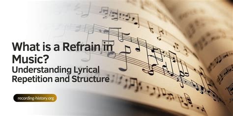 What is refrain in music, and how does it dance with the chaos of creativity?